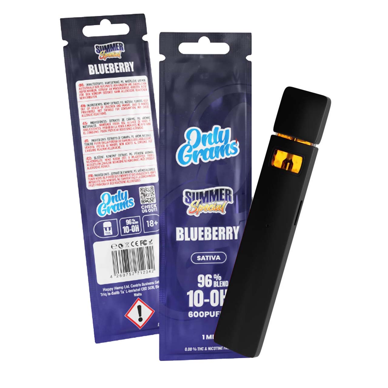 Only Grams 10-OH-Blend Vape Blueberry