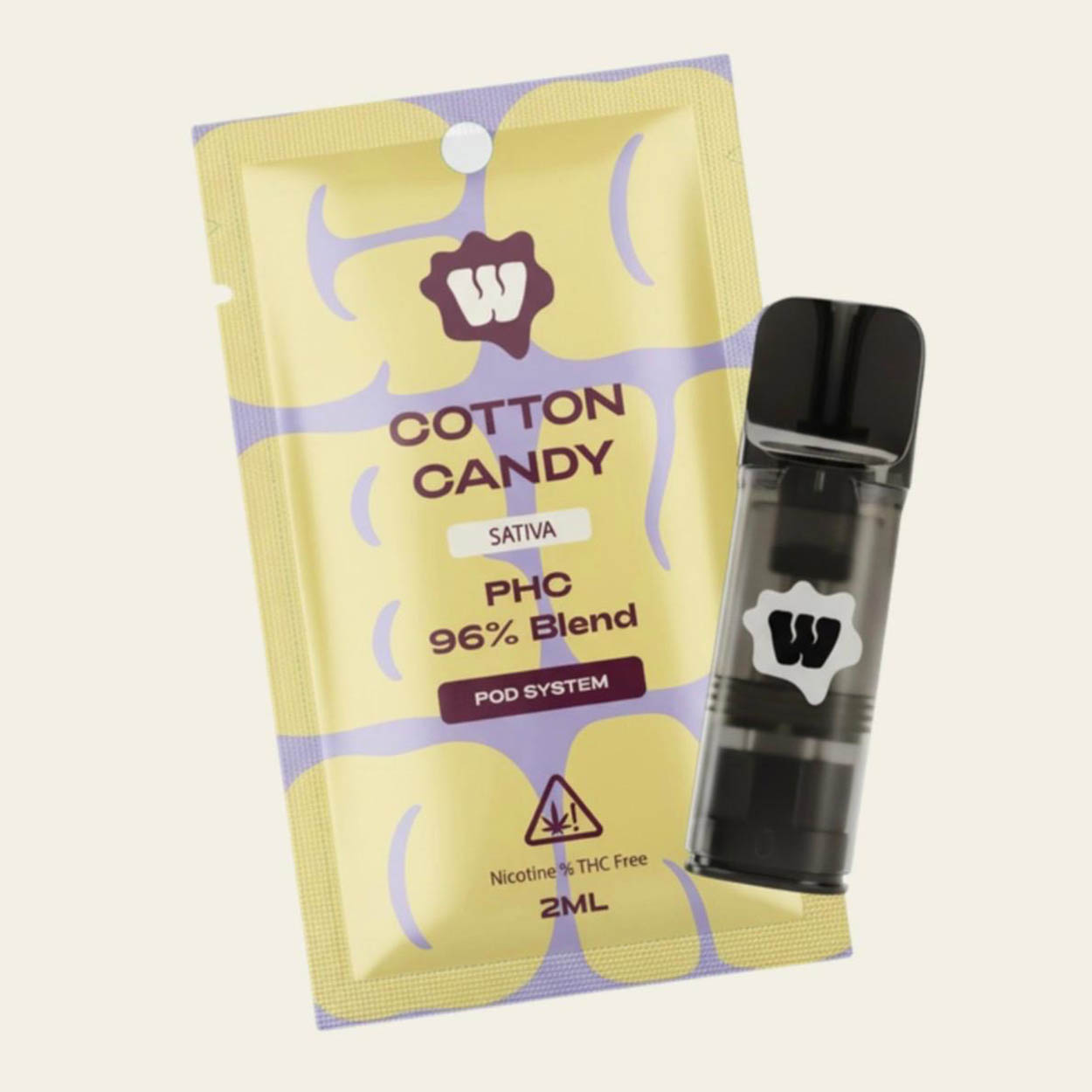 Weed For Friends PHC Vape Pod Cotton Candy 2ml
