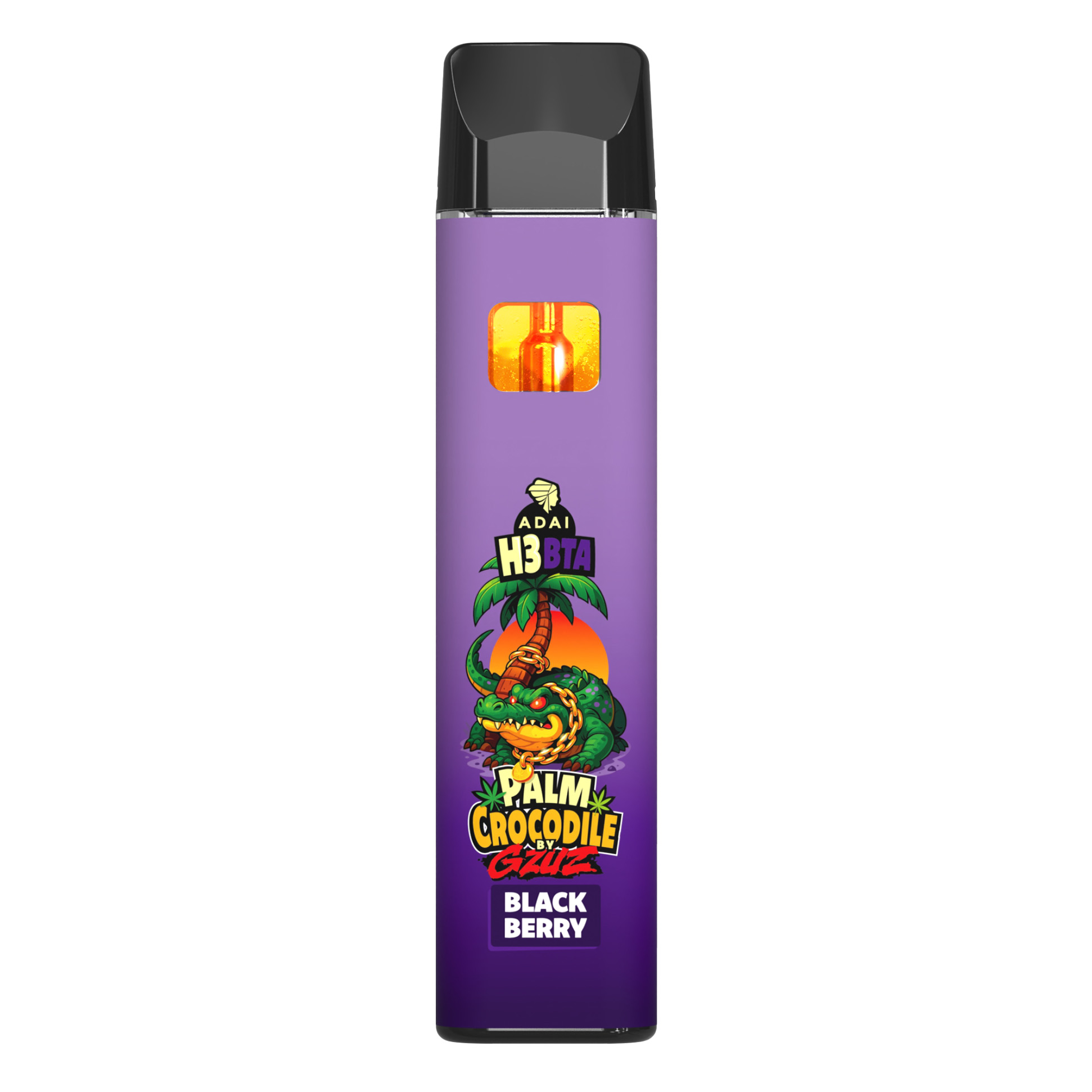 Palm Crocodile by GZUZ H3BTA Vape Blackberry 1ml