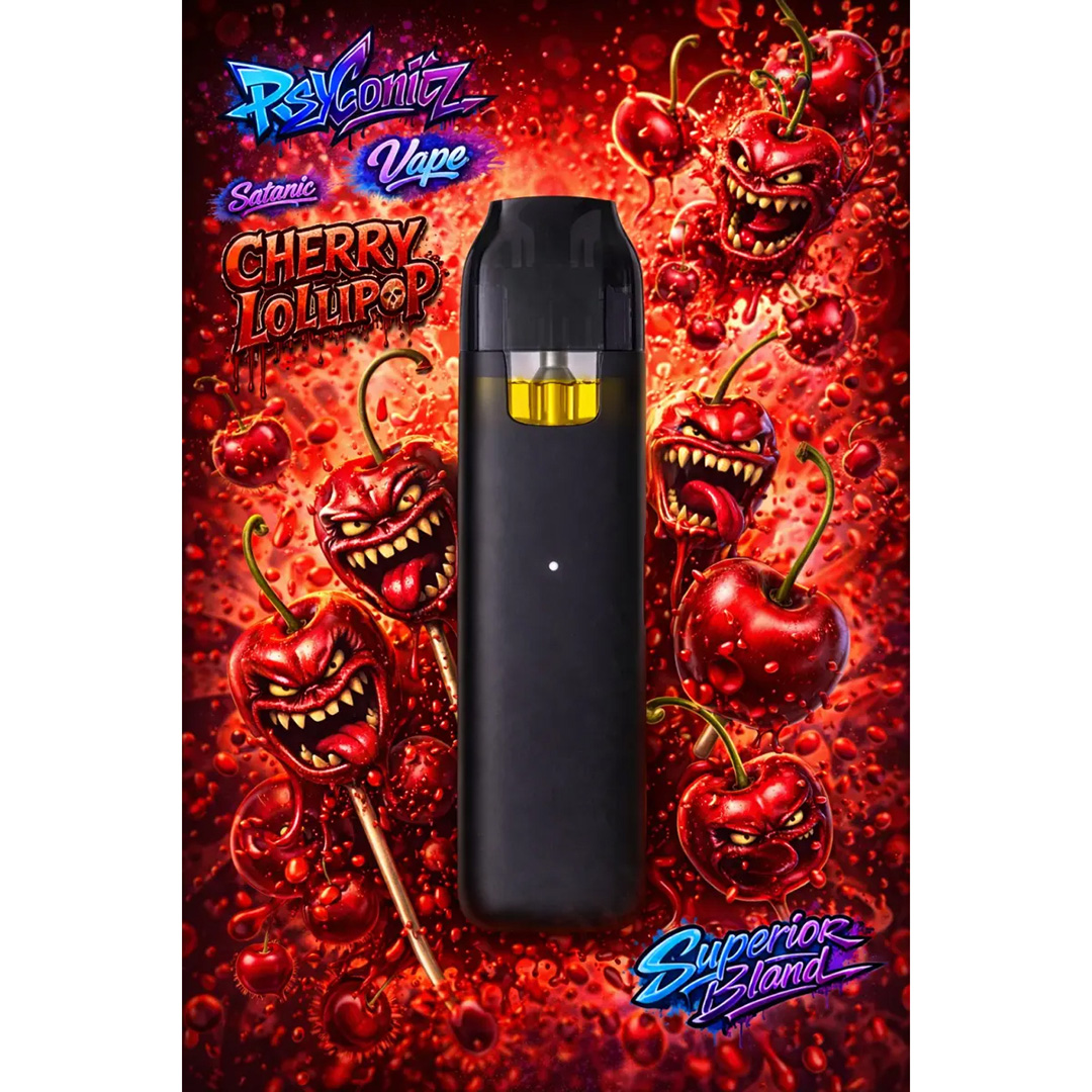 Psyconia Superior Blend Vape Cherry Lollipop 1ml