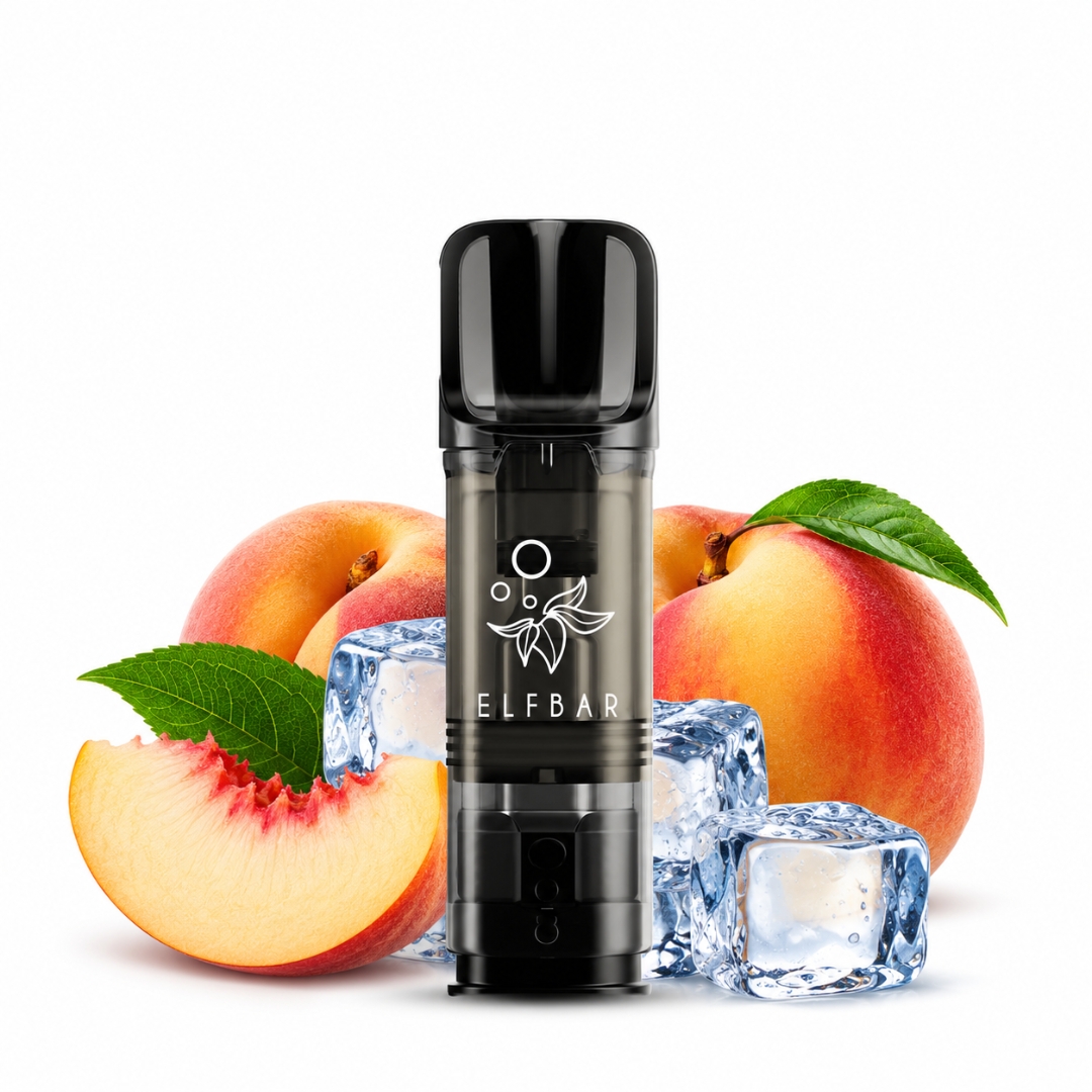 Elfbar Elfa White Peach Ice Pods