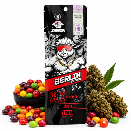 Sheesh Superior Vape Berlin Edition Zoo Zkittlez 1ml Sheesh Superior Vape Berlin Edition Zoo Zkittlez 1ml
