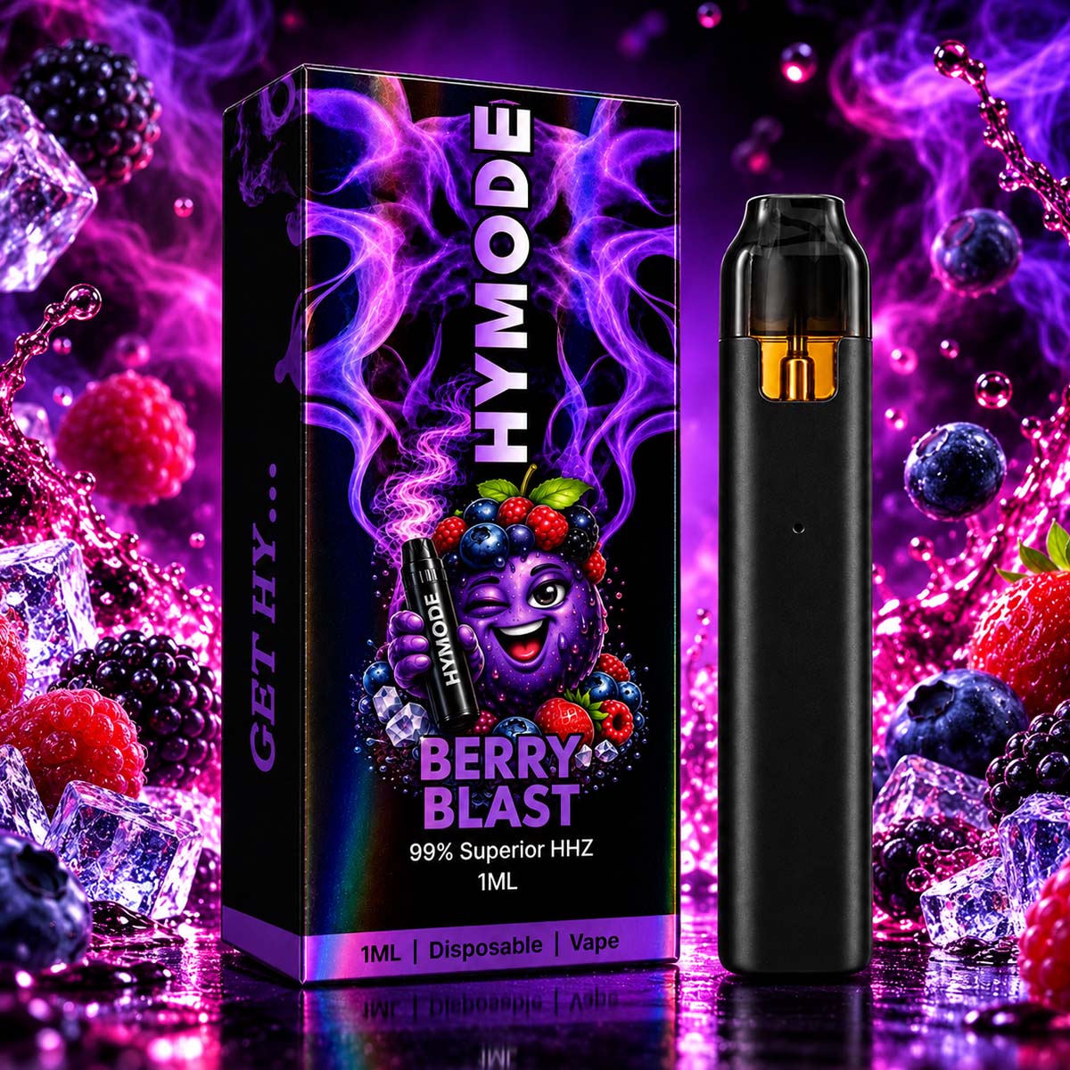 Hymode Berry Blast HHZ Vape 1ml Hymode Berry Blast HHZ Vape 1ml
