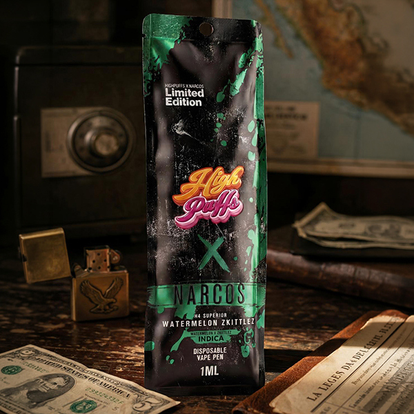 High Puffs H4 Superior Vape Narcos Edition Watermelon Zkittlez 1ml