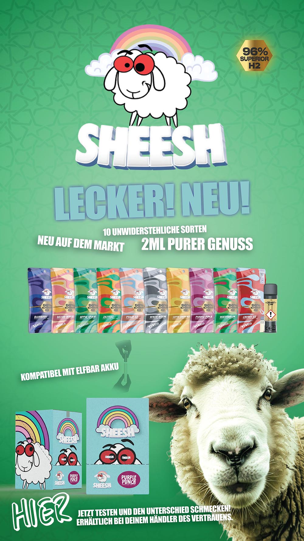 Sheesh Banner zur Sheesh Kategorie