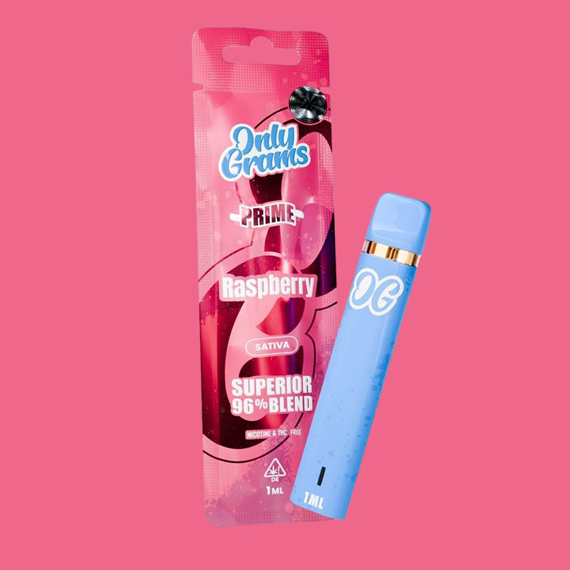 Only Grams Superior Vape Raspberry