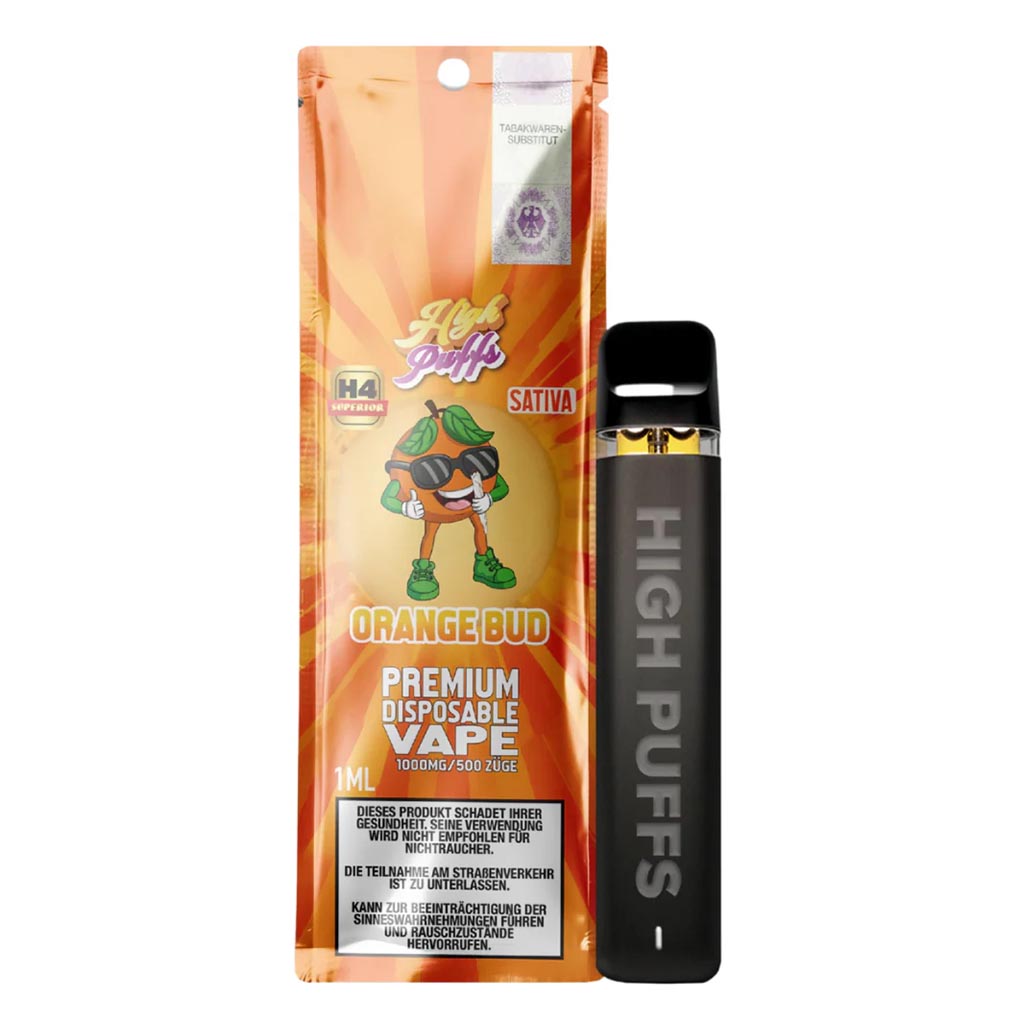High Puffs H4 Superior Vape Orange Bud 1ml