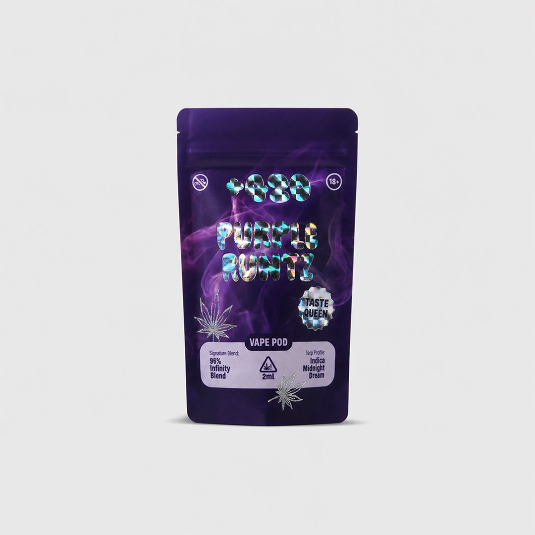 Happy420 Purple Runtz +420 Superior Blend Pod 2ml Happy420 Purple Runtz +420 Superior Blend Pod 2ml