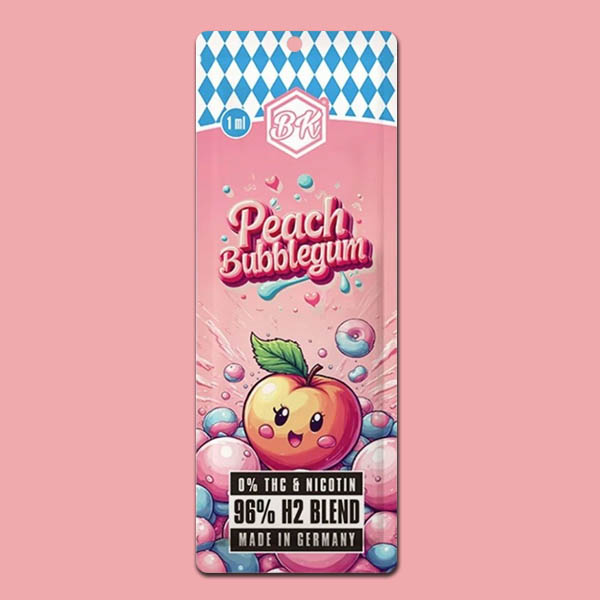 Bavarian Krauts H2 Blend Vape Peach Bubblegum 1ml