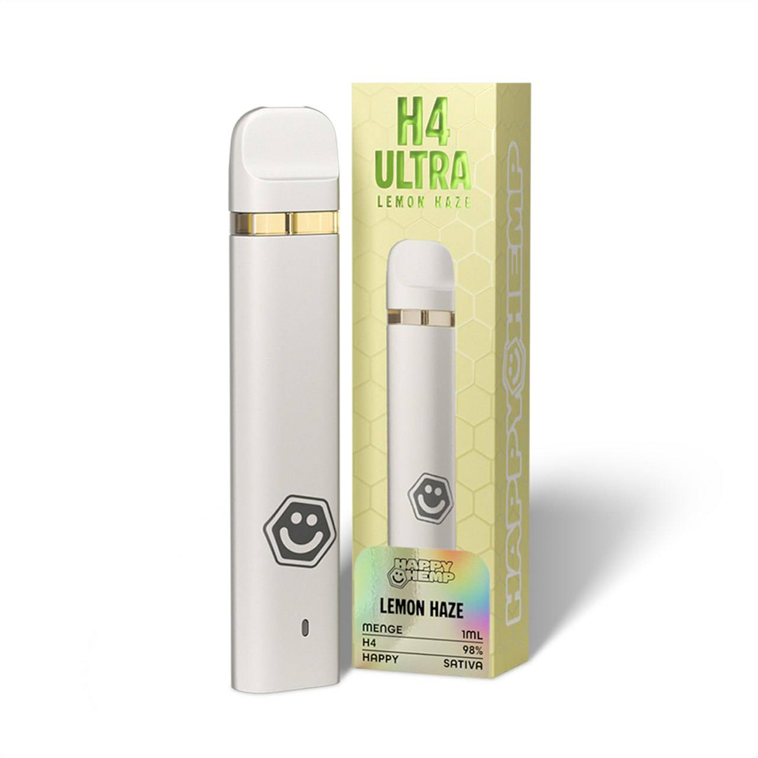 Happy Hemp H4 Ultra Vape Lemon Haze 1ml Happy Hemp H4 Ultra Vape Lemon Haze 1ml