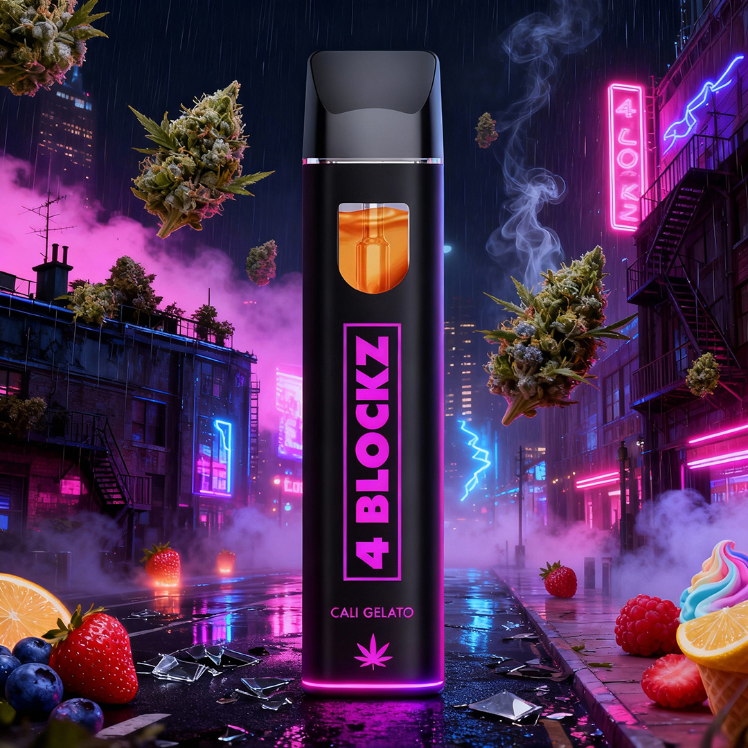 4 Blockz H3BTA Vape Cali Gelato 1ml