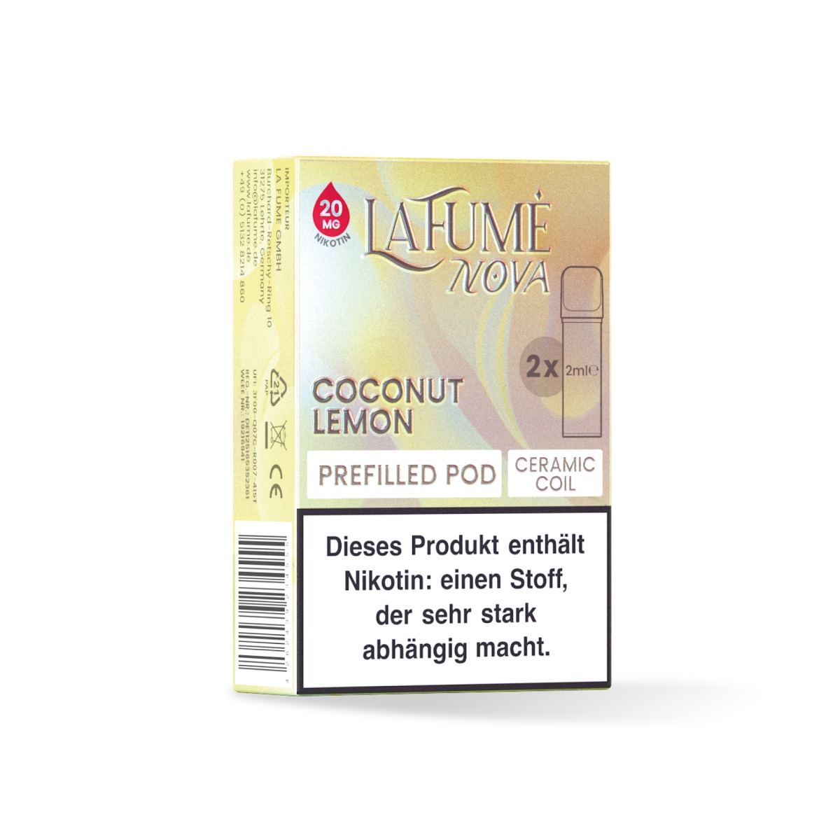 La Fume Nova Pod Coconut Lemon