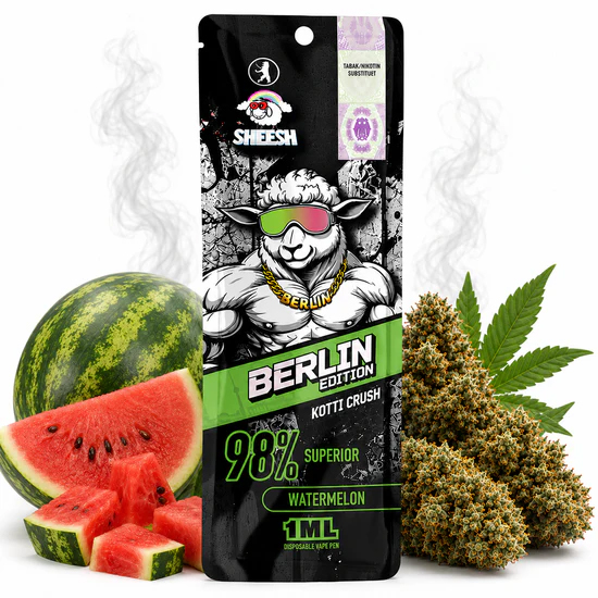 Sheesh Superior Vape Berlin Edition Kotti Crush 1ml Sheesh Superior Vape Berlin Edition Kotti Crush 1ml