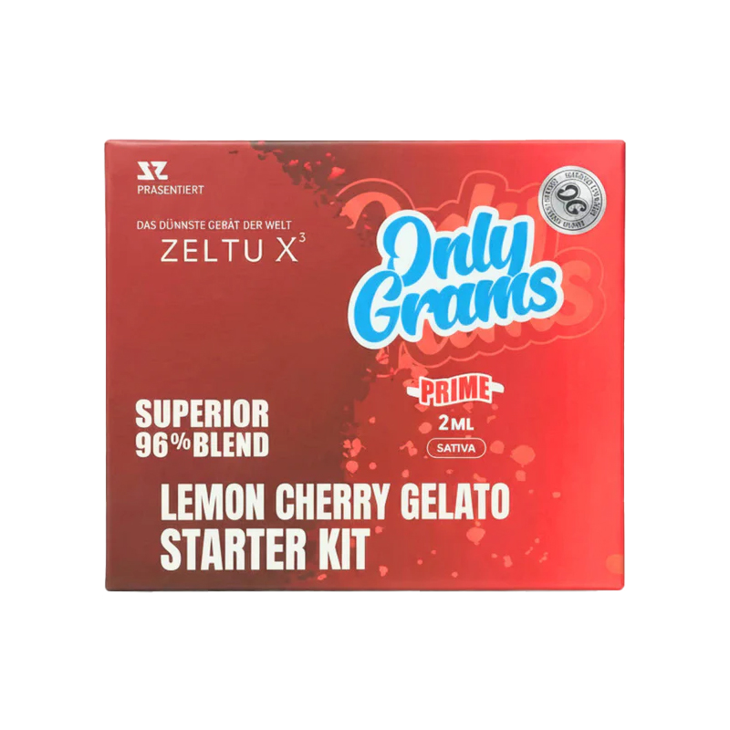 Only Grams x Zeltu Superior Blend Pod Starter Kit Lemon Cherry Gelato 2ml Only Grams x Zeltu Superior Blend Pod Starter Kit Lemon Cherry Gelato 2ml