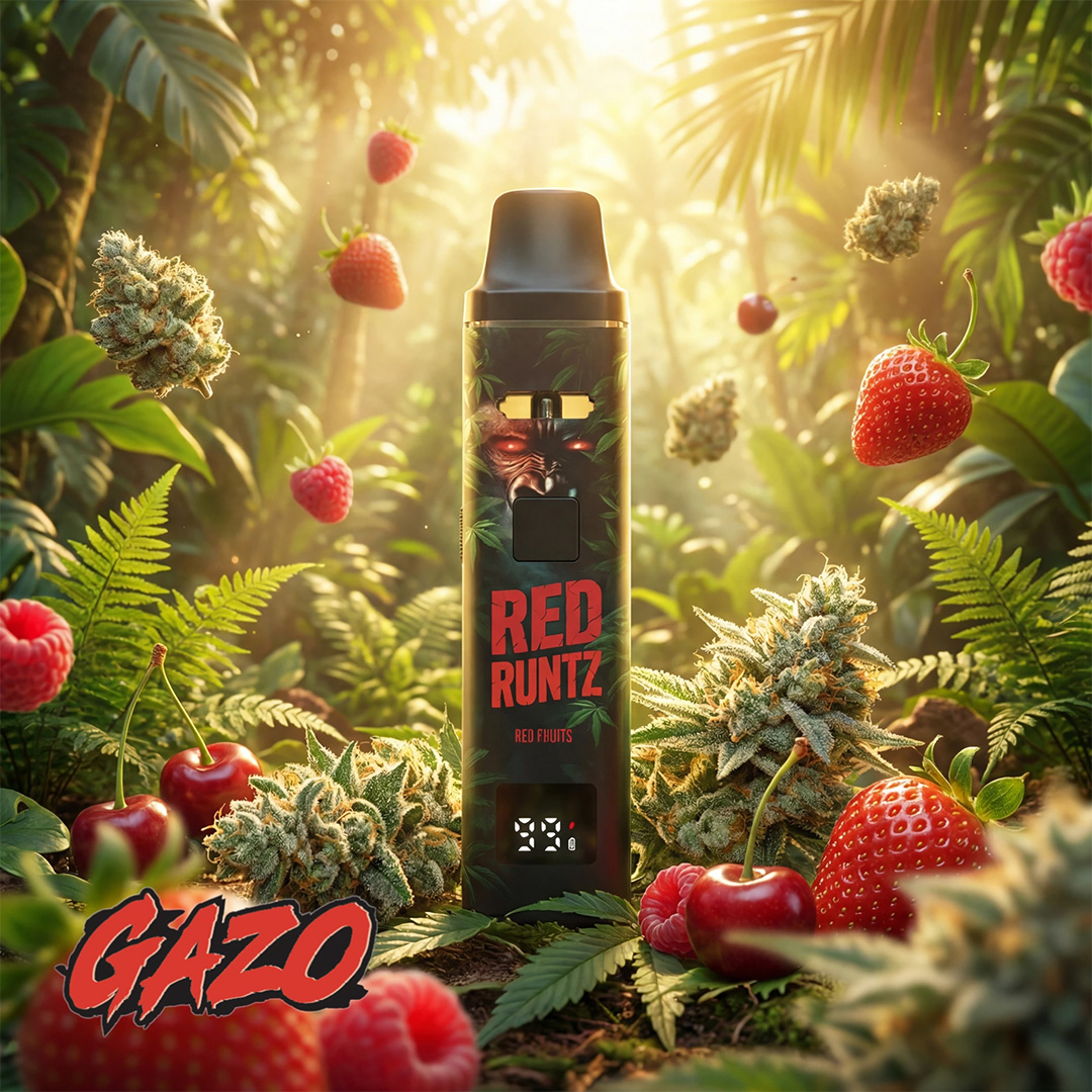 GZUZ GAZO H3BTA Pro Superior Blend Vape Red Runtz 1ml GZUZ GAZO H3BTA Pro Superior Blend Vape Red Runtz 1ml