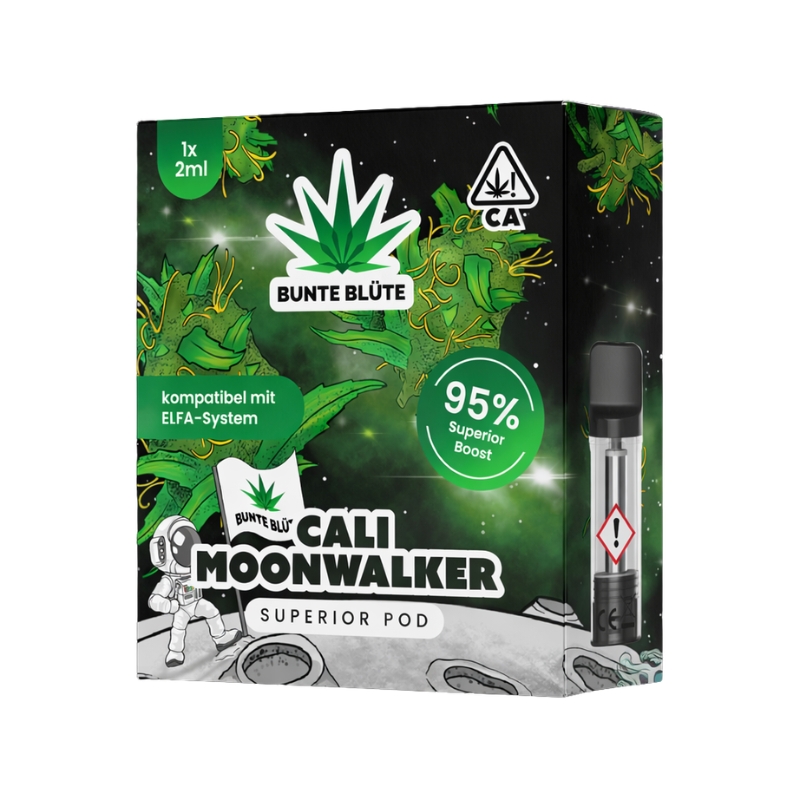 Bunte Blüte 95% Superior Pod Cali Moonwalker 2ml