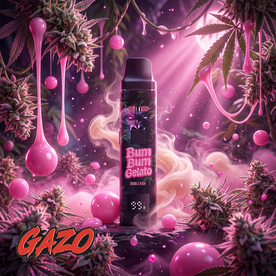 GZUZ GAZO H3BTA Pro Superior Blend Vape Bum Bum Gelato 1ml