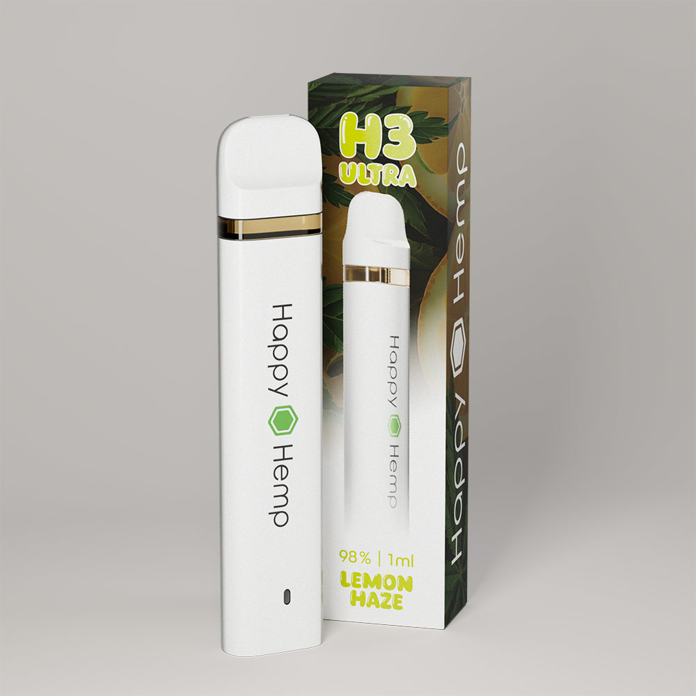 Happy Hemp H3 Ultra Vape Lemon Haze