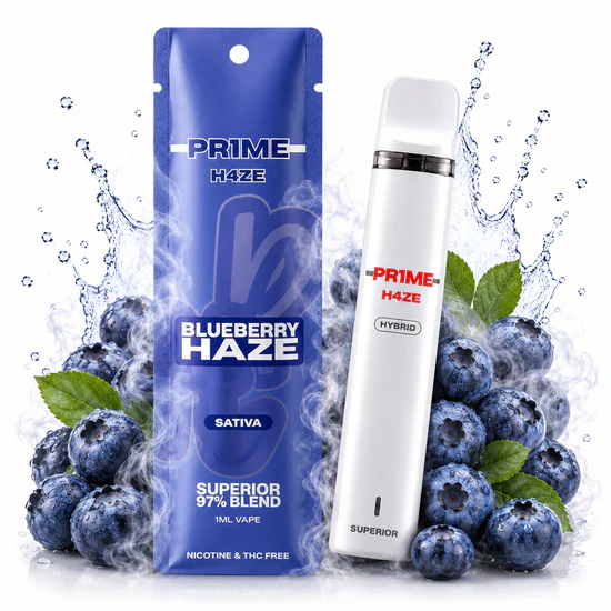 Pr1me H4ze Superior Blend Vape Blueberry Haze 1ml