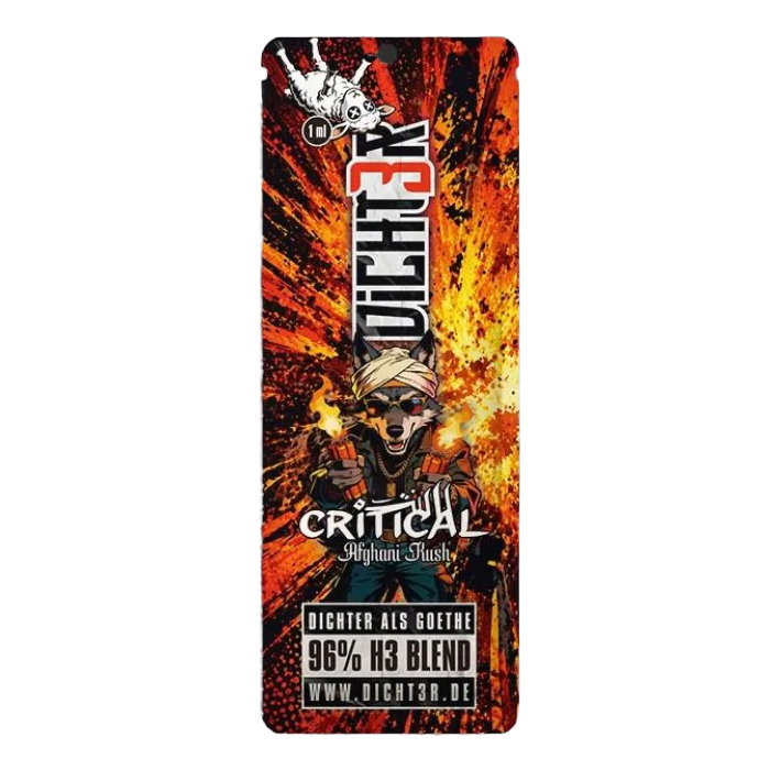 Dicht3er - H3 Superior Blend Vape - Critical Afghani Kush 1ml Dicht3er - H3 Superior Blend Vape - Critical Afghani Kush 1ml