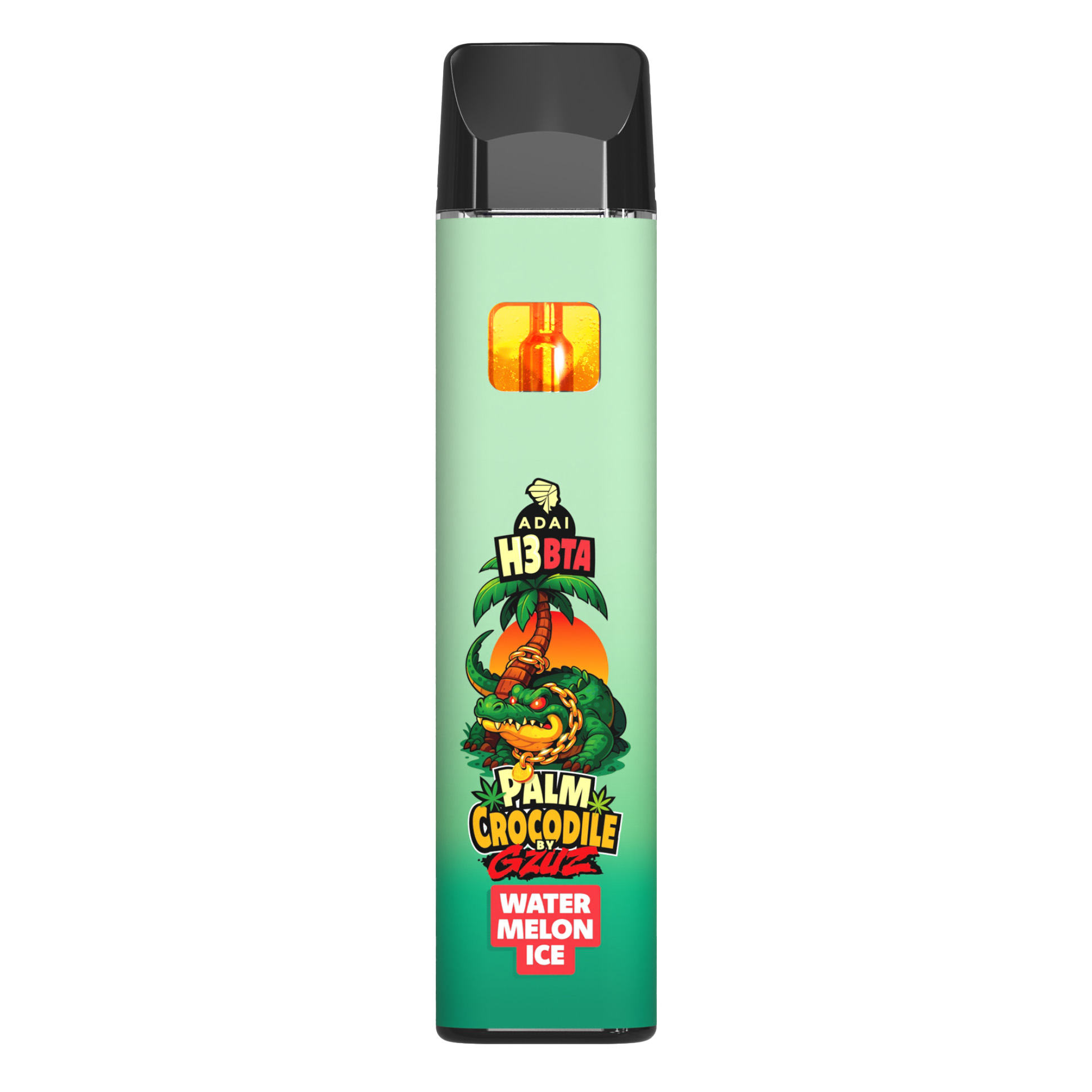 Palm Crocodile by GZUZ H3BTA Vape Watermelon Ice 1ml