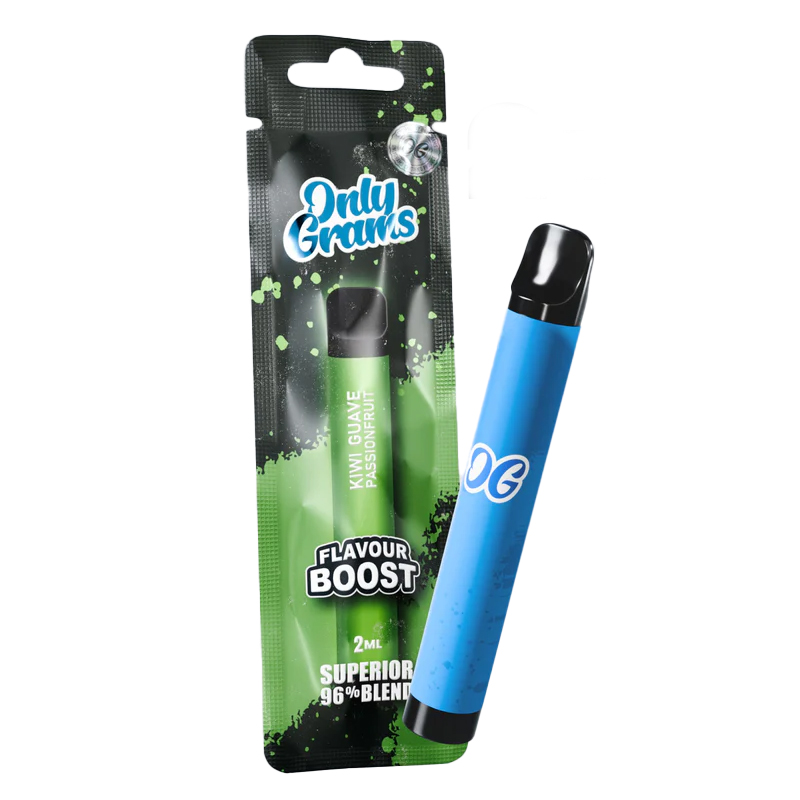 Only Grams Superior Blend Vape Flavour Boost Kiwi Guave Passionfruit 2ml
