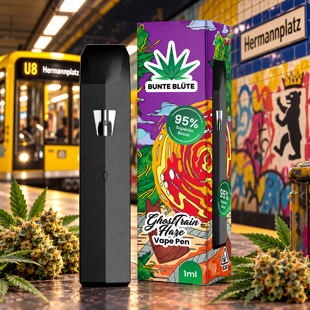 Bunte Blüte Superior Blend Vape Ghost Train Haze