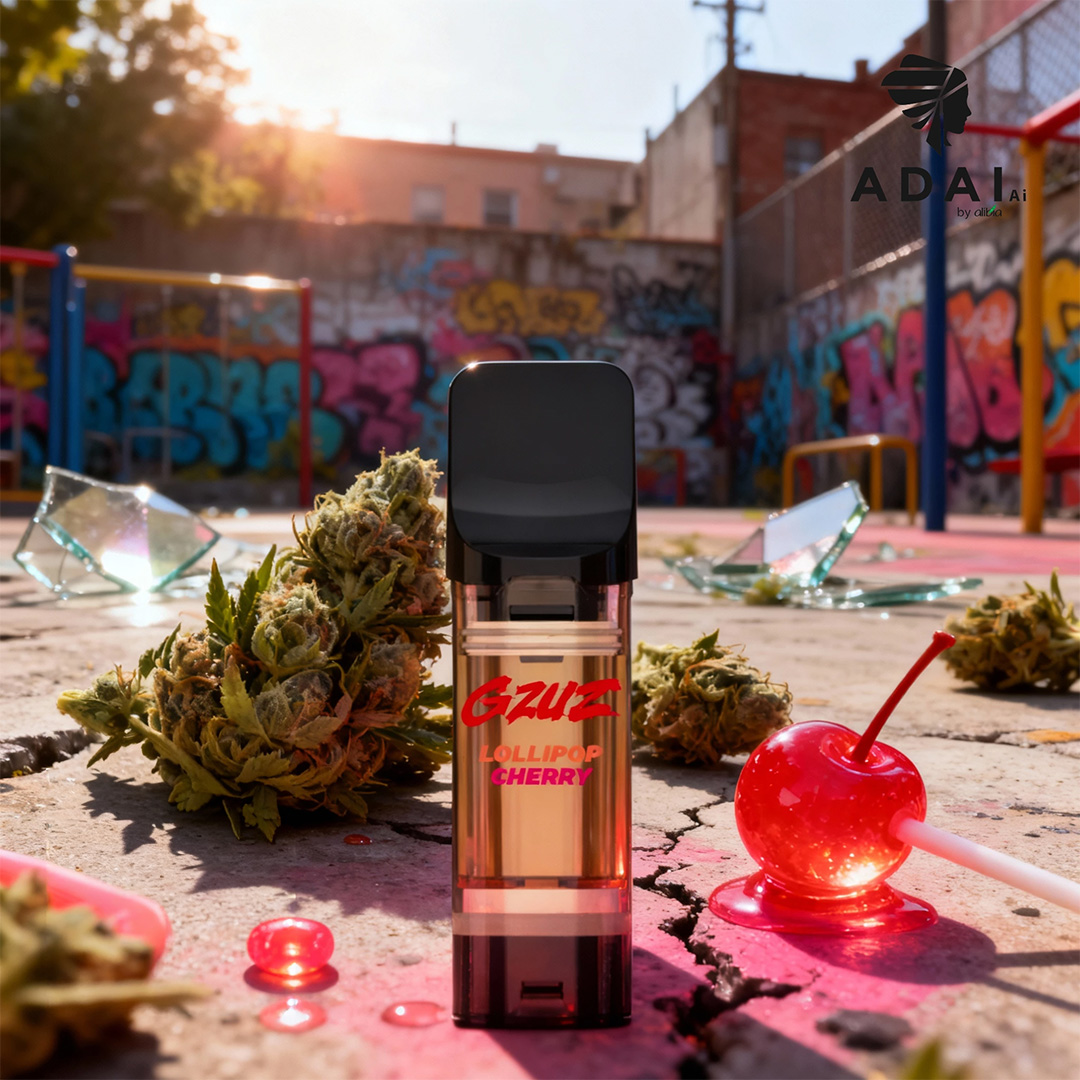 GZUZ H3 Superior Blend Pod Lollipop Cherry 1ml GZUZ H3 Superior Blend Pod Lollipop Cherry 1ml