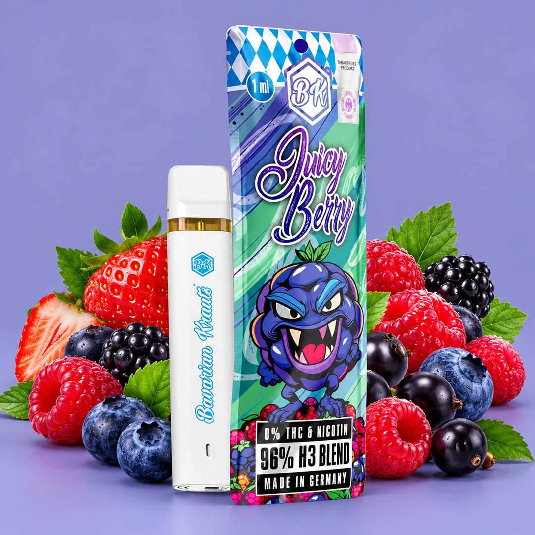 Bavarian Krauts H3 Blend Vape Juicy Berry 1ml Bavarian Krauts H3 Blend Vape Juicy Berry 1ml