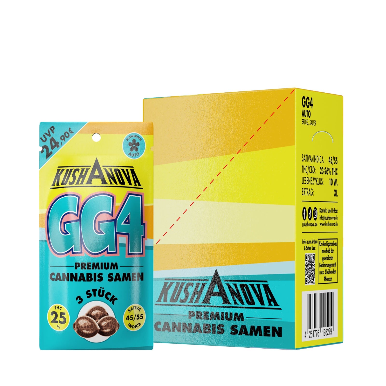 Kushanova Cannabissamen GG4 Kushanova Cannabissamen GG4