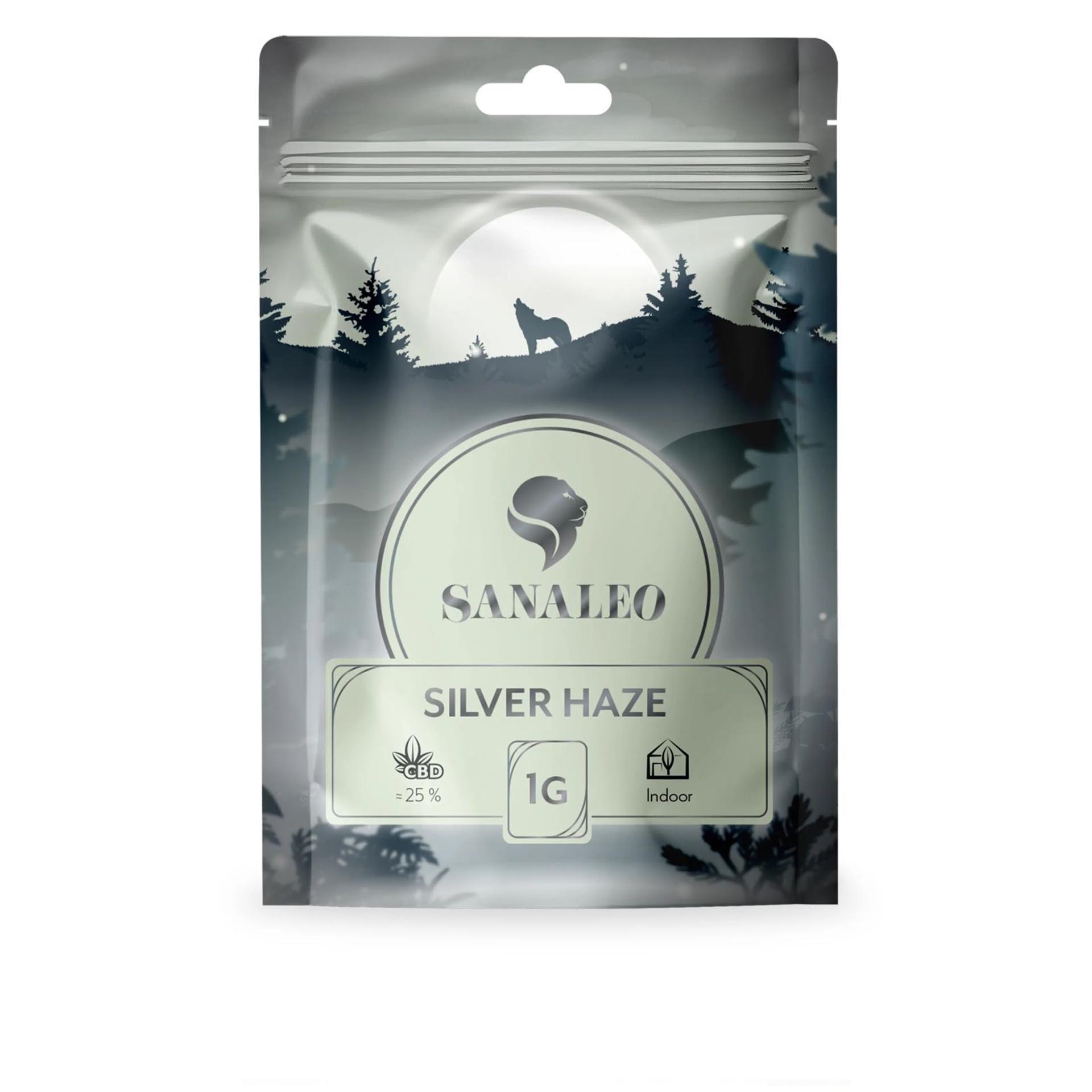 Sanaleo CBD Blüte Silver Haze 1g