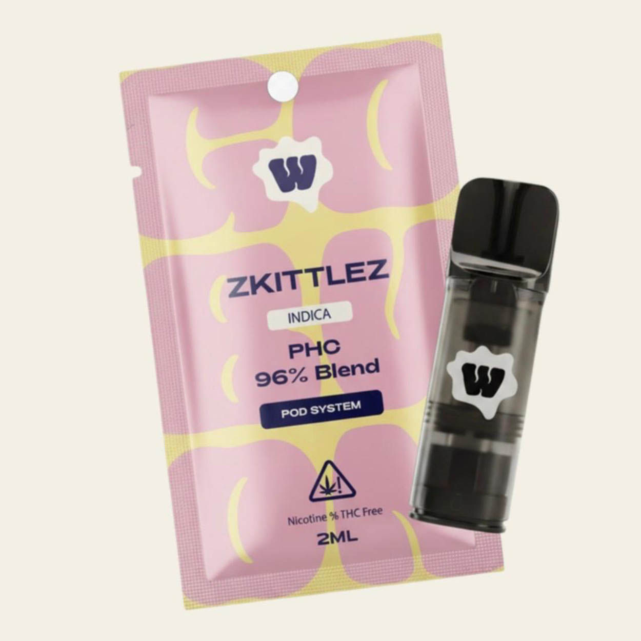 Weed For Friends PHC Vape Pod Zkittlez 2ml Weed For Friends PHC Vape Pod Zkittlez 2ml