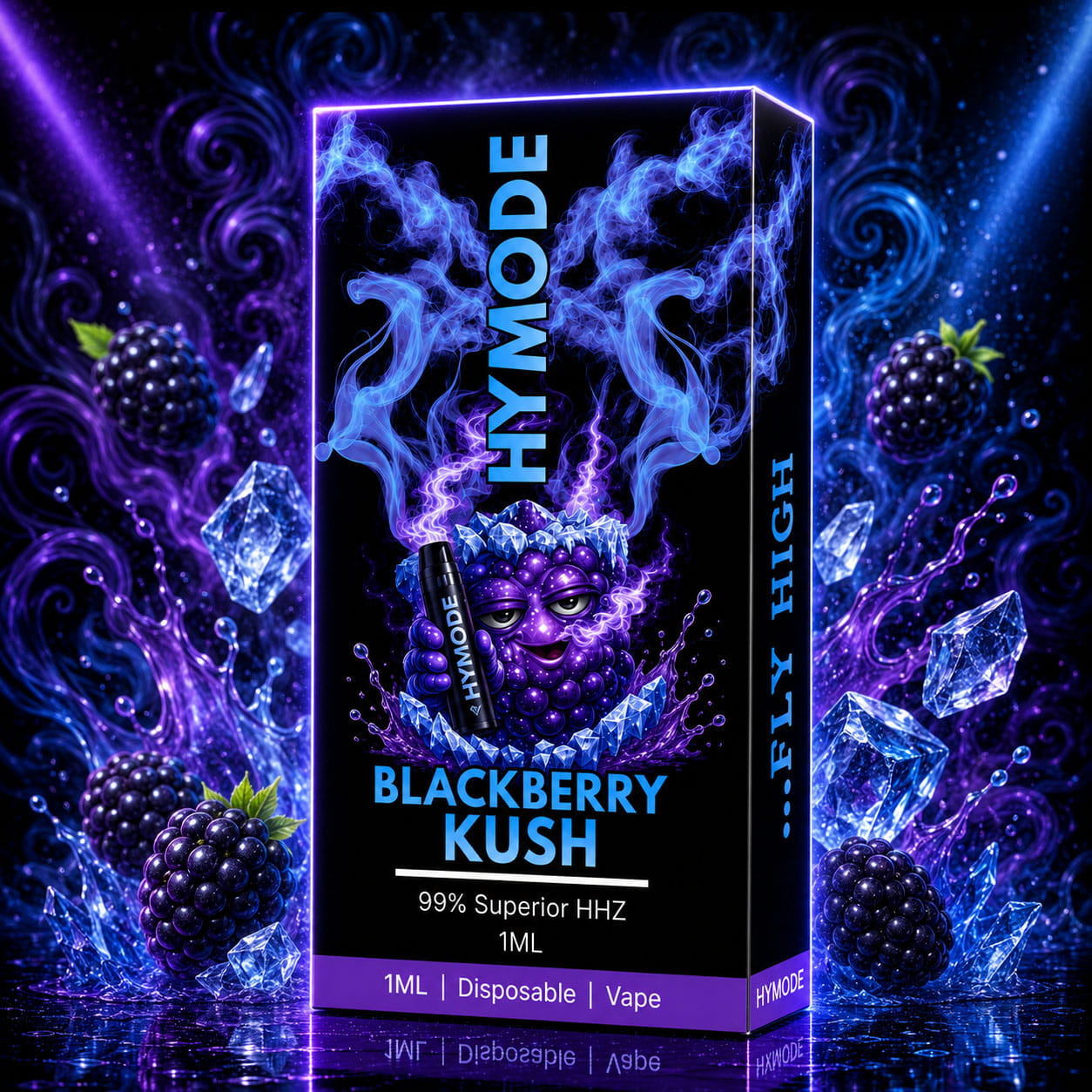 Hymode Blackberry Kush HHZ Vape 1ml Hymode Blackberry Kush HHZ Vape 1ml