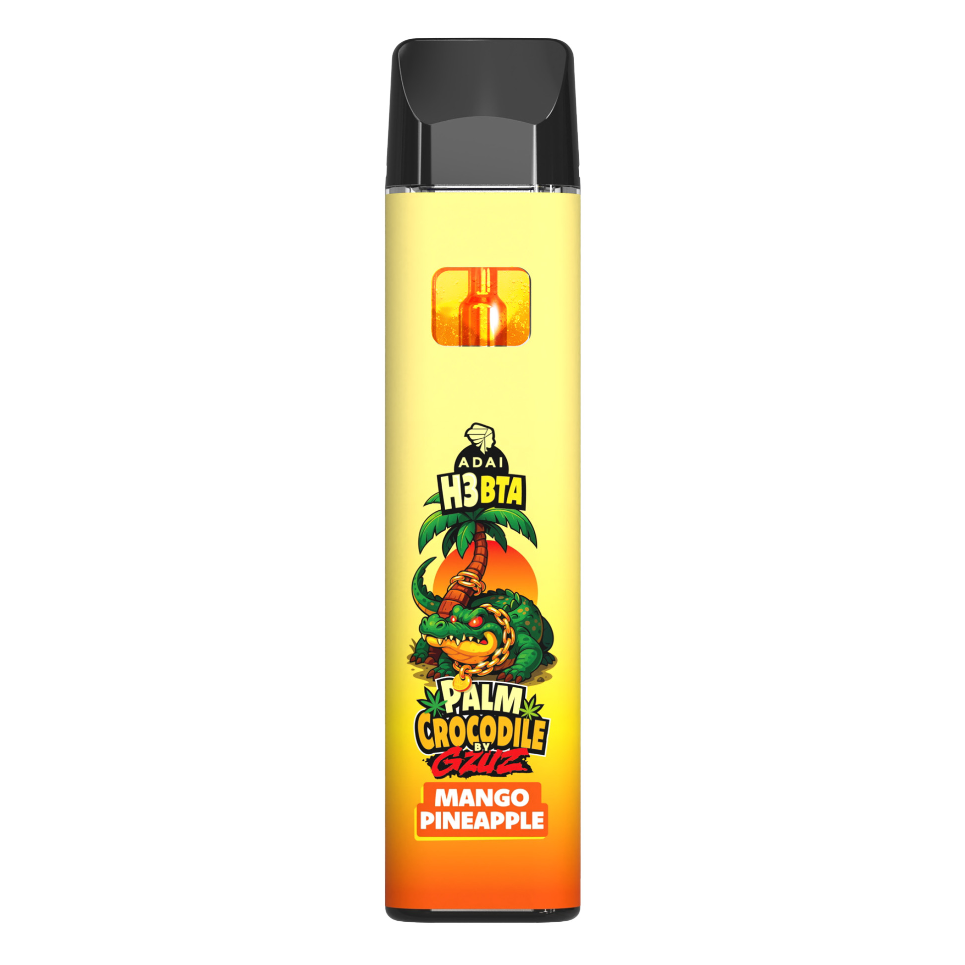 Palm Crocodile by GZUZ H3BTA Vape Mango Pineapple 1ml Palm Crocodile by GZUZ H3BTA Vape Mango Pineapple 1ml